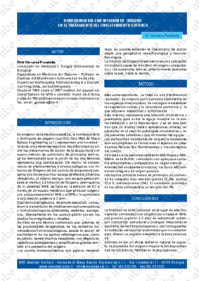 Infusión de oxígeno en el tratamiento del envejecimiento cutáneo