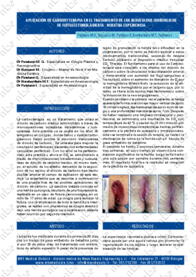 Carboxiterapia para el tratamiento de los resultados quirúrgicos